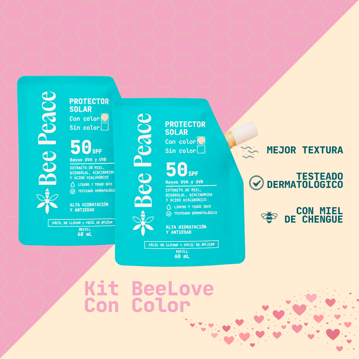 Kit Doble Recarga con Color | BeeLove Tint